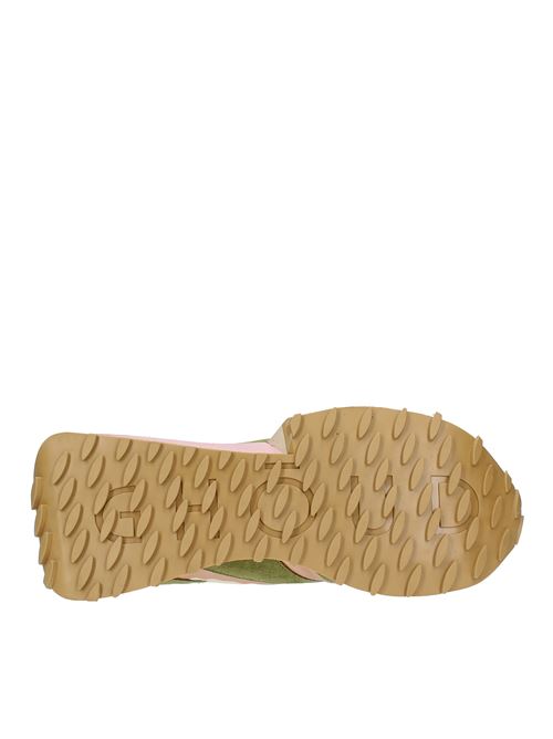RUSH GR2 trainers in suede and fabric GHOUD | R2LW NS12VERDE-BEIGE